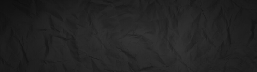 Luxurious Crumpled Paper Black Colors Texture Background For Graphic Design