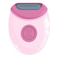 Skin body epilation icon cartoon vector. Laser treatment. Cream removal