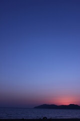 SDGs地球号！瀬戸内海の景色と色ずく空模様	