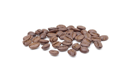 coffee beans isolated on white