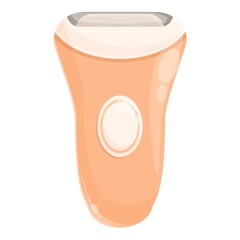 Epilator icon cartoon vector. Hair treatment. Cream removal