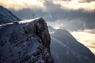 European Alps from the 'Zugspitze' - Germany's talles mountain