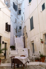 Fototapeta na wymiar Ostuni, historic town in Apulia, Italy