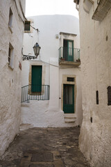 Fototapeta premium Ostuni, historic town in Apulia, Italy