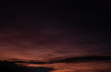 Fototapeta na wymiar The evening sky