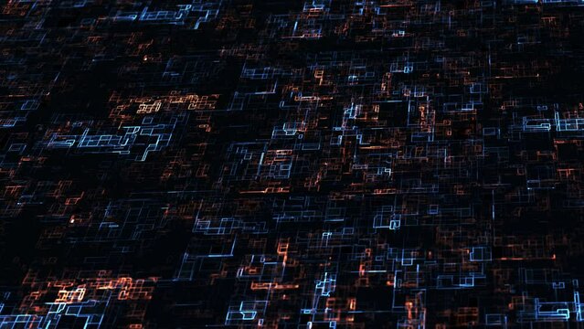 High Tech Computer Circuit Board Loop