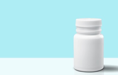 First approved oral antiviral pills against Covid-19, blank bottle