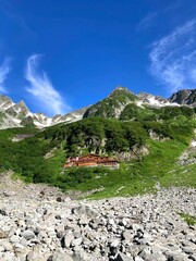 Fototapeta na wymiar trail in the mountains of caucasus