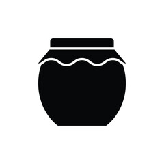 jar icon vector honey jar sign