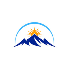 Mountain Logo can be use for icon, sign, logo and etc