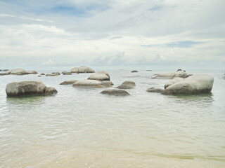 Penyabong Beach, Membalong, Bangka Belitung, Indonesia