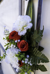 Flowers in the cemetery