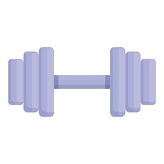 Dumbbell icon cartoon vector. Fitness gym. Training workout