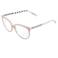 eyeglass frames on a white background. Stylish framed glasses on a white background