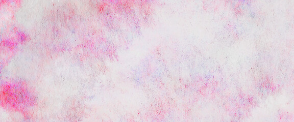 Abstract colorful watercolor background, Soft Pink grunge watercolor texture background. For design backdrop, Pastel colorful watercolor banner. Splashes. Template for design.
