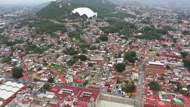 Aerial view of the downtown of Oaxaca