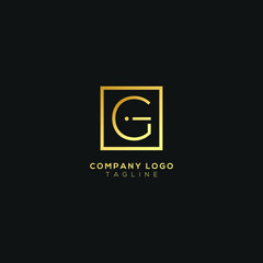 Abstract premium linear letter G logo icon design modern minimal style illustration.