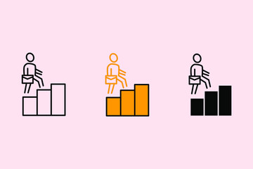 career icons  symbol vector elements for infographic web