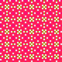 Obraz premium Abstract Cross Pattern generative computational art illustration