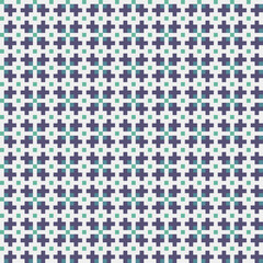 Fototapeta premium Abstract Cross Pattern generative computational art illustration