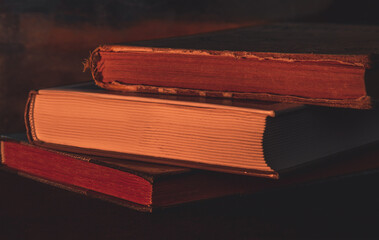 stack of books