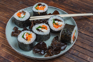 Wood ear mushroom- japanese sushi fastfood