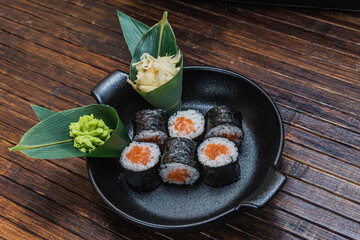 Japanese sushi fastfood- asian traditional snack