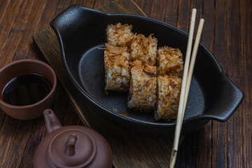 Japanese sushi fastfood- asian traditional snack