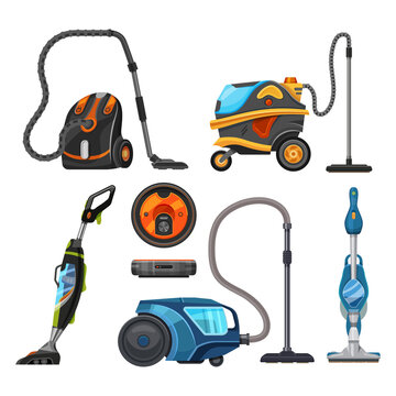 Vacuum cleaners set, robot mop and dust hoovers