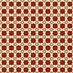 Fototapeta premium Abstract Cross Pattern generative computational art illustration