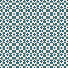 Fototapeta premium Abstract Cross Pattern generative computational art illustration