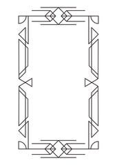 elegant frame art deco