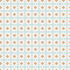 Abstract Cross Pattern generative computational art illustration