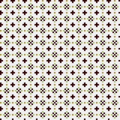 Fototapeta premium Abstract Cross Pattern generative computational art illustration