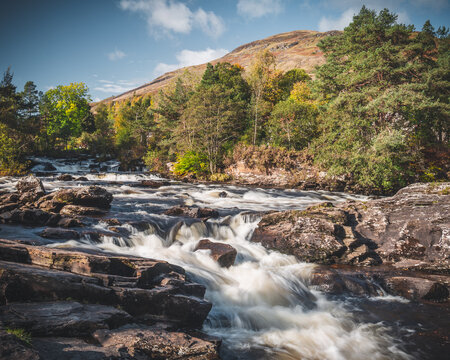 Waterfall in Killin Scotland