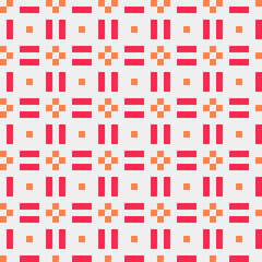 Obraz premium Abstract Cross Pattern generative computational art illustration