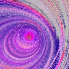 Abstract swirl trail or tunnel. Digital technology vortex. Spiral data swirl spin. Twirl circle hurricane background