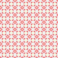 Abstract Cross Pattern generative computational art illustration