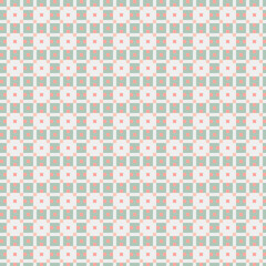 Fototapeta premium Abstract Cross Pattern generative computational art illustration