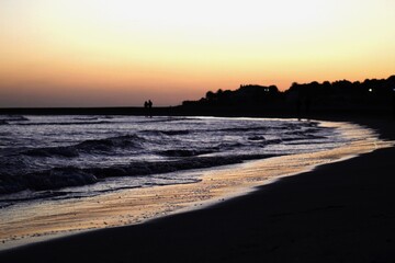 Atardecer en la playa