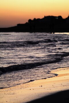 Atardecer en la playa