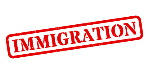 ‘Immigration’ Red Rubber Stamp