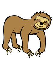 Spazieren gehendes Faultier 