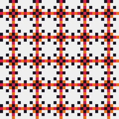 Fototapeta premium Abstract Cross Pattern generative computational art illustration