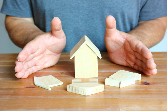 hand made protect symblo protection wood home modelwood