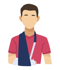 injured man character