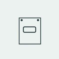 Computer harddrive vector icon illustration sign