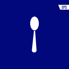 Cutlery spoon vector icon illustration sign