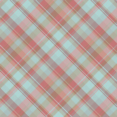 Seamless tartan plaid pattern background with vintage color.