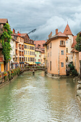 streets of the city of Annecy, France